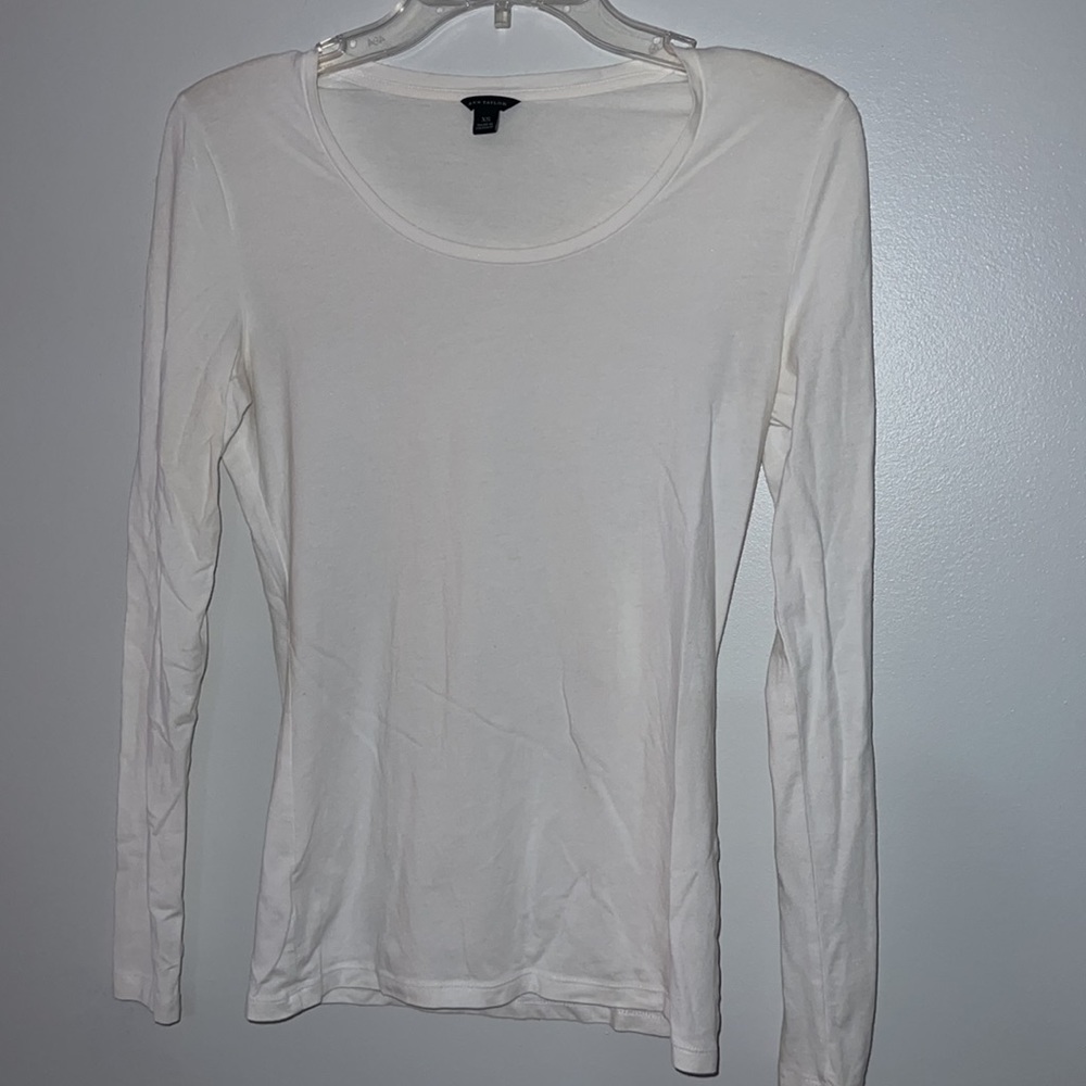 Ann Taylor Long Sleeve Tee - Picture 3 of 4